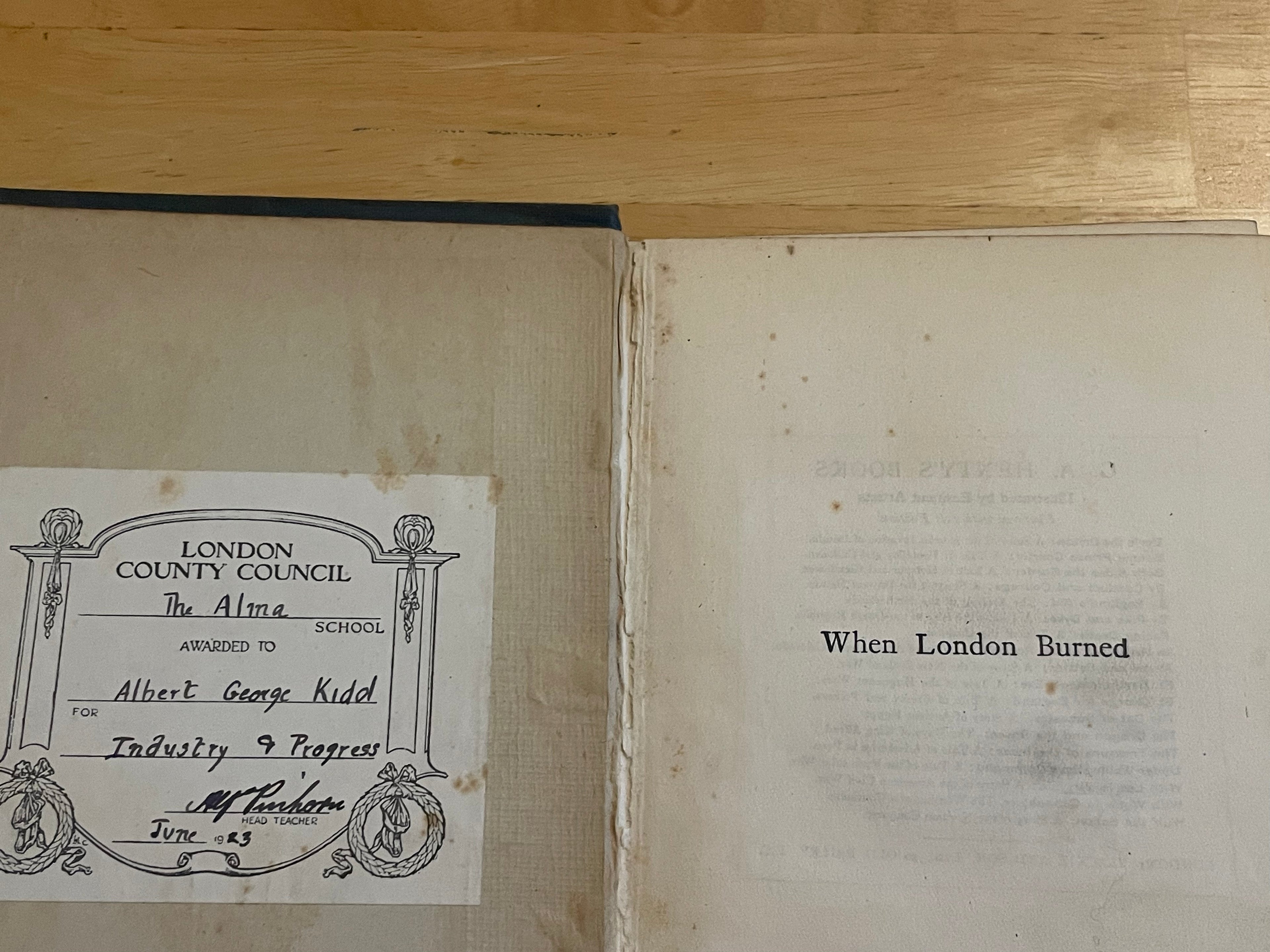 When London Burned, A Story Go Restoration Times