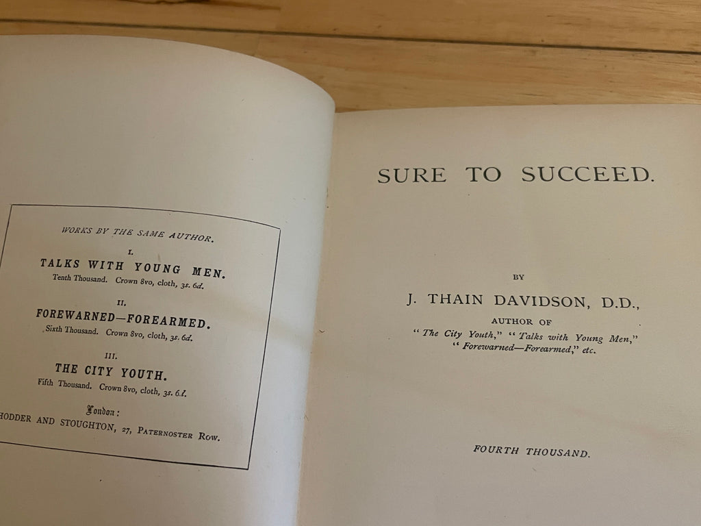 Sure To Succeed - Davidson