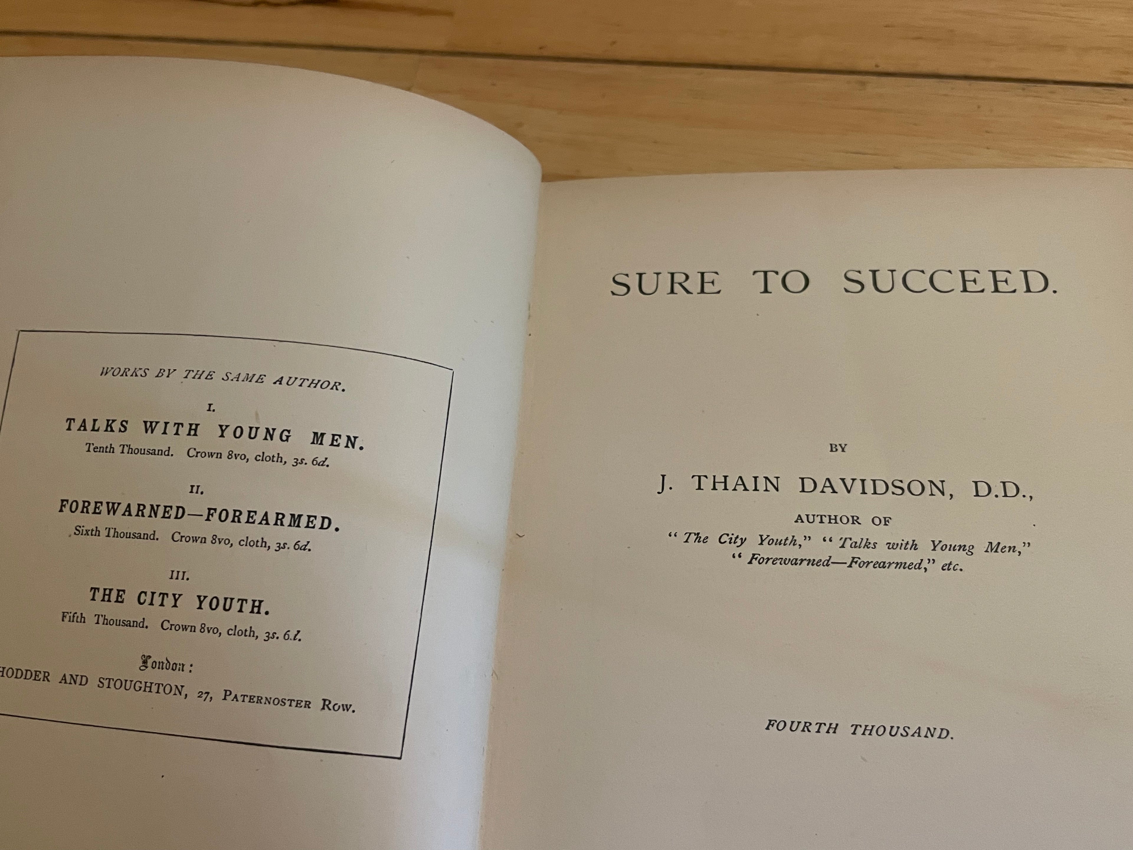 Sure To Succeed - Davidson