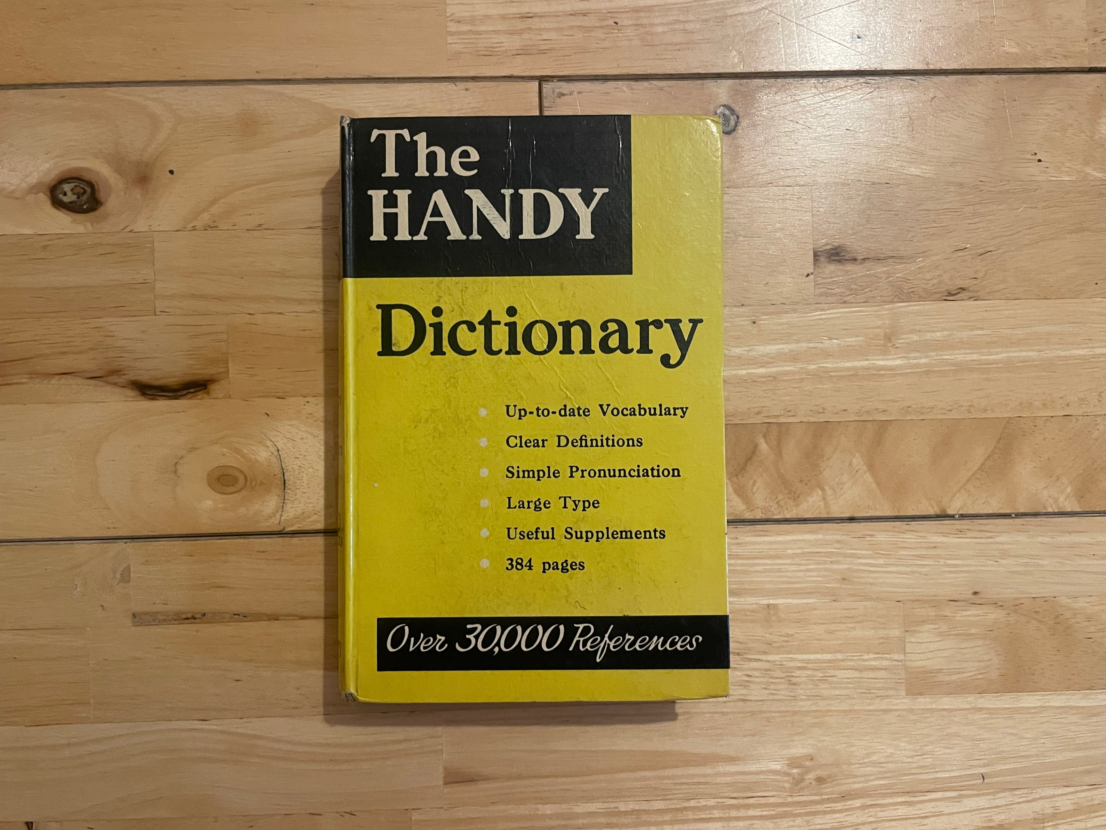 The Handy Dictionary  - The Literal Press