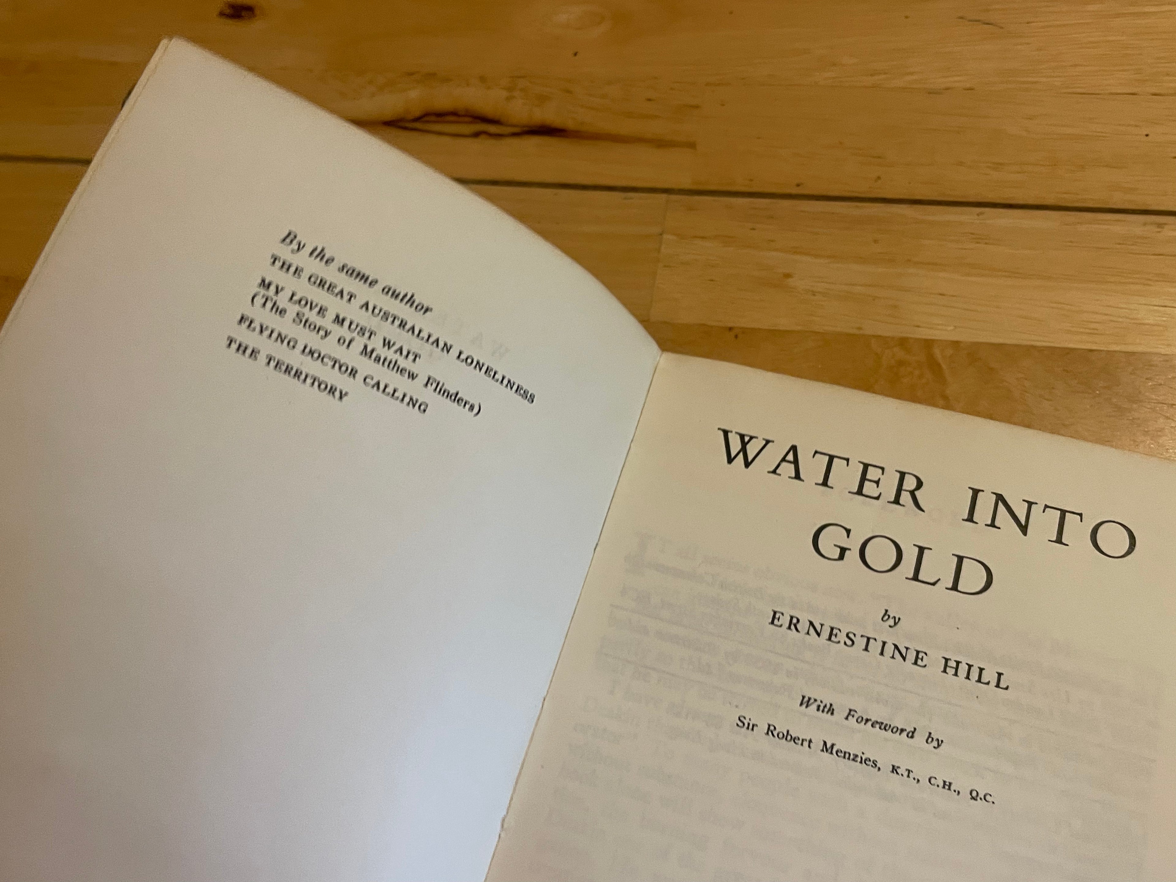 Water Into Gold - Ernestine Hill