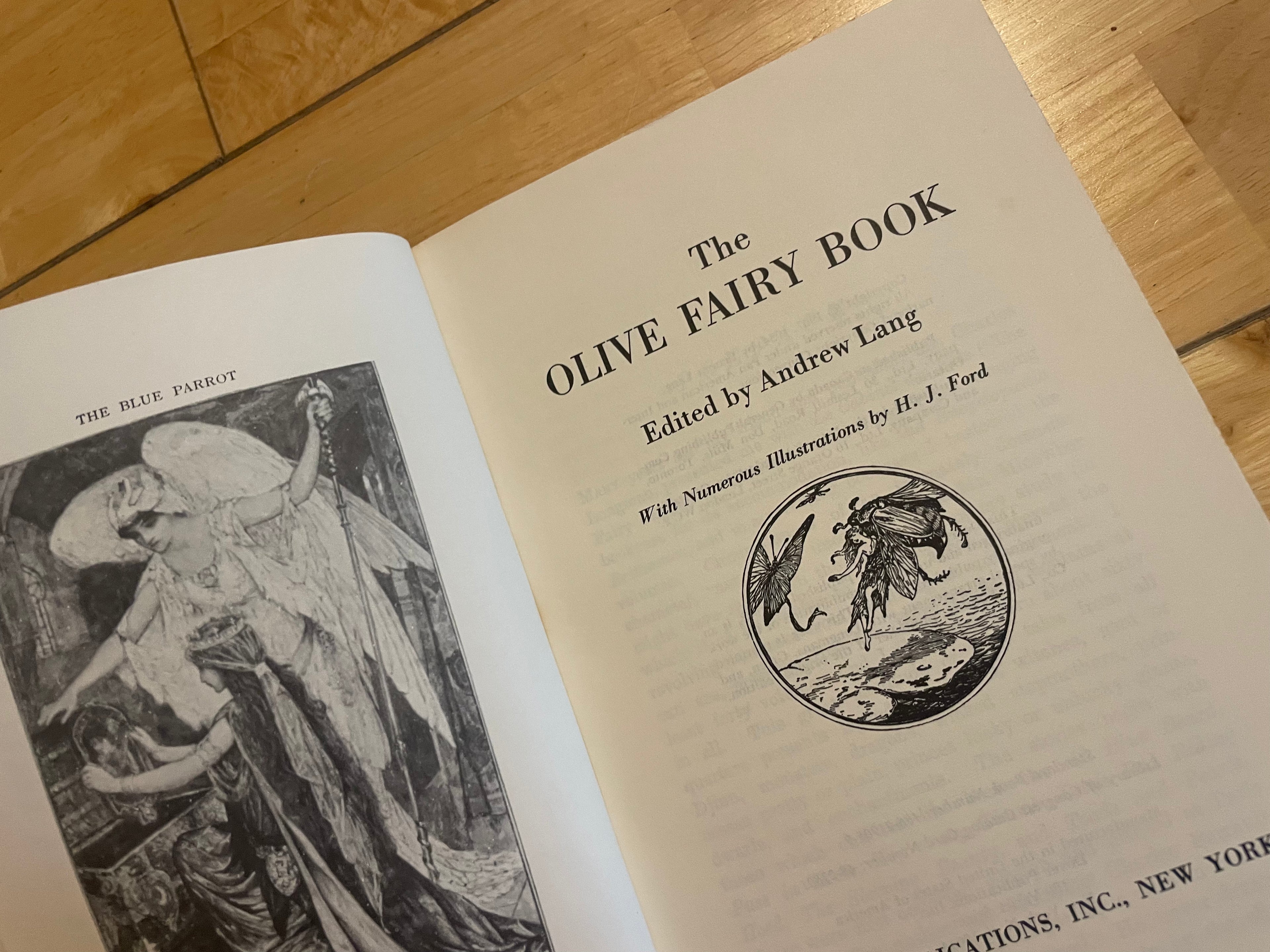 The Olive Fairy Book Dover - Andrew Lang