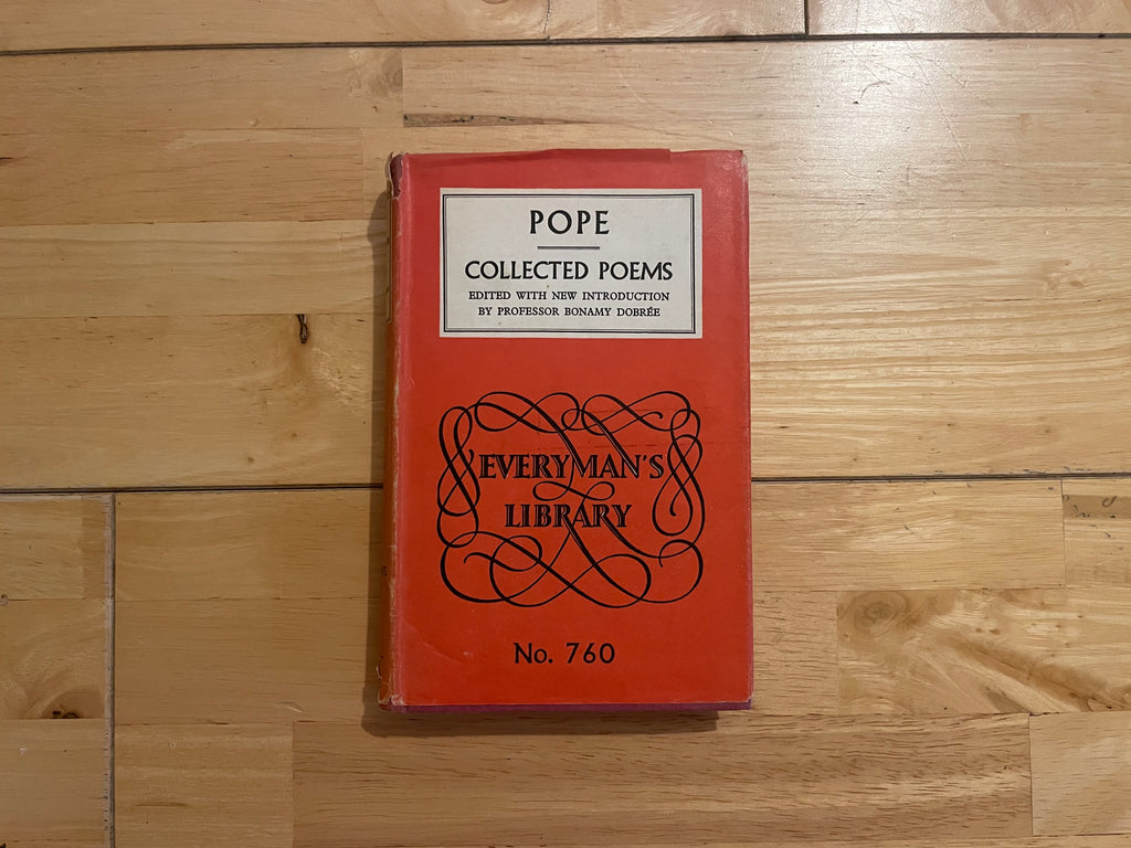 Collected Poems (760 In Everyman Library) - Alexander Pope