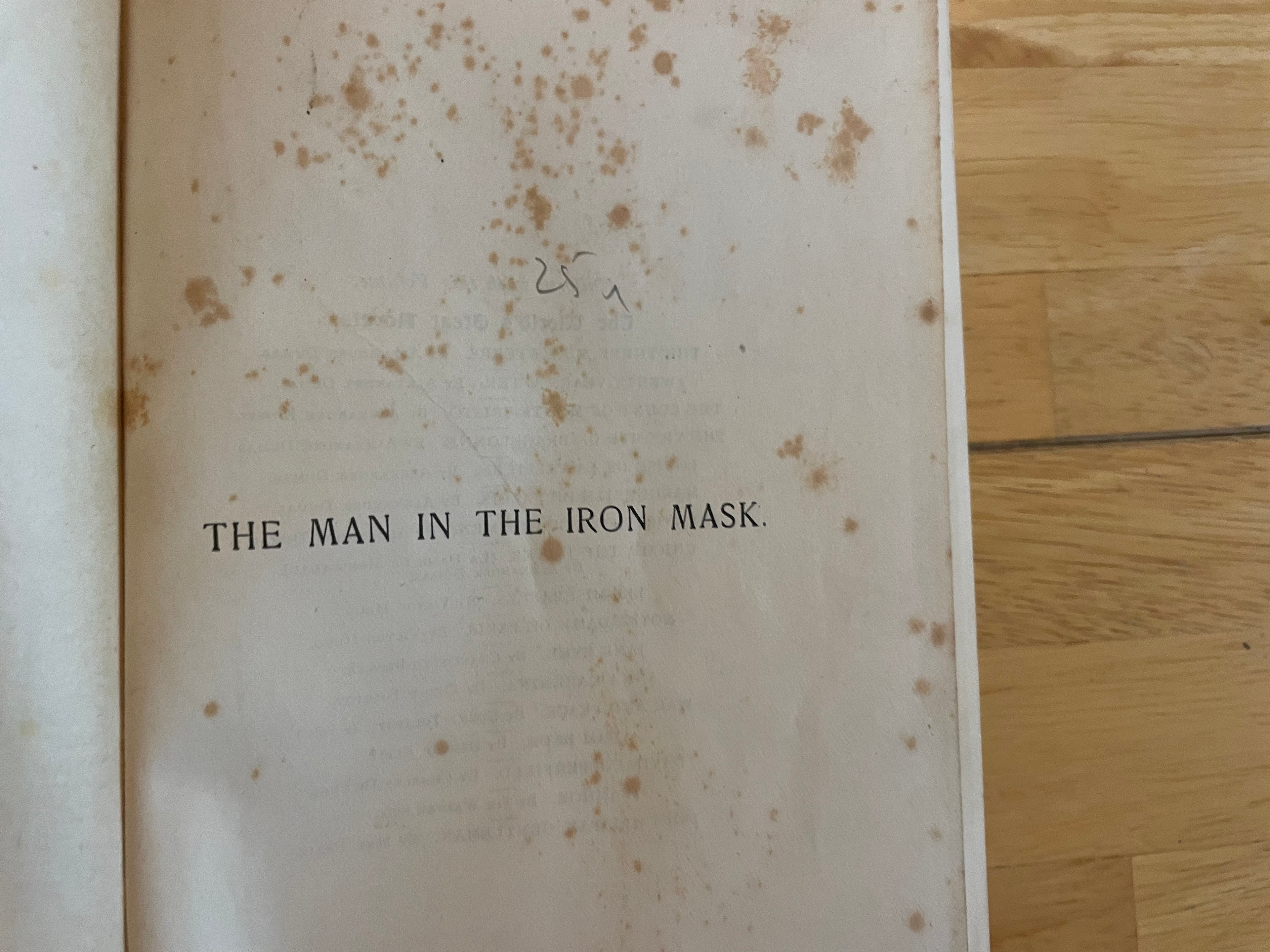 The Man In The Iron Mask