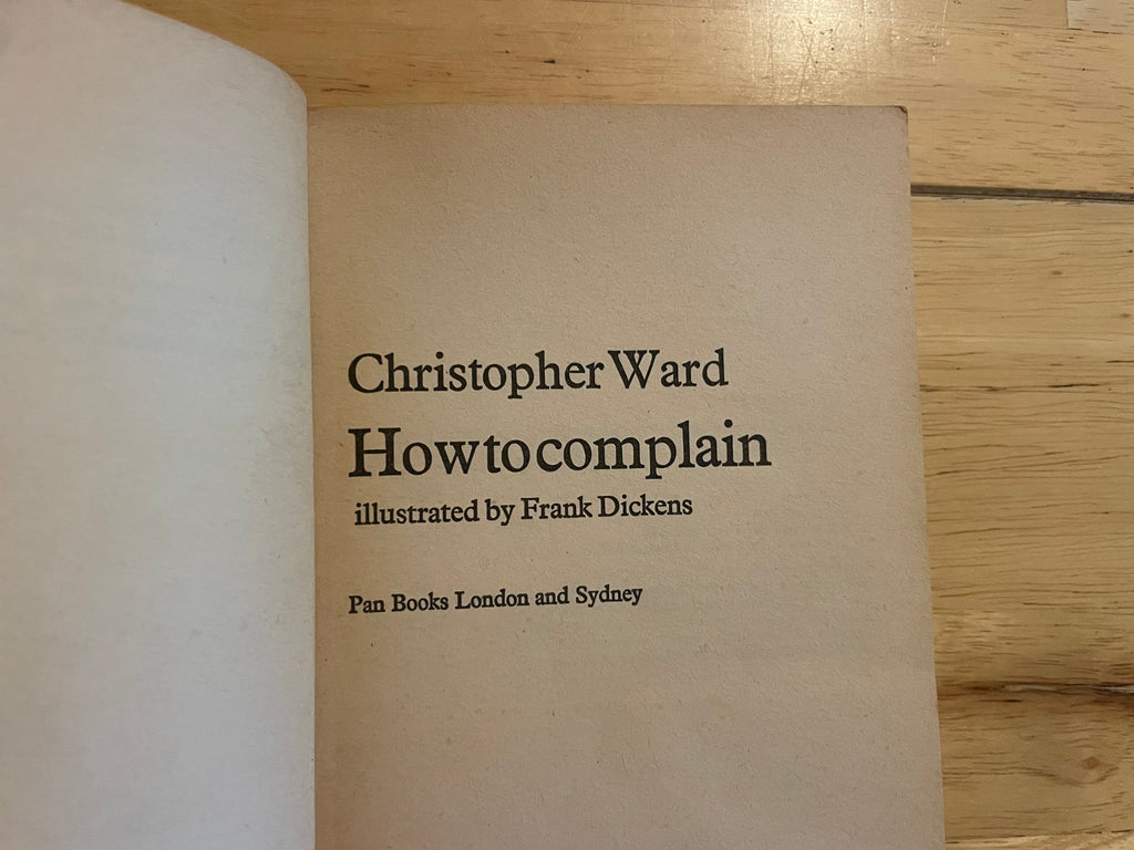 How To Complain