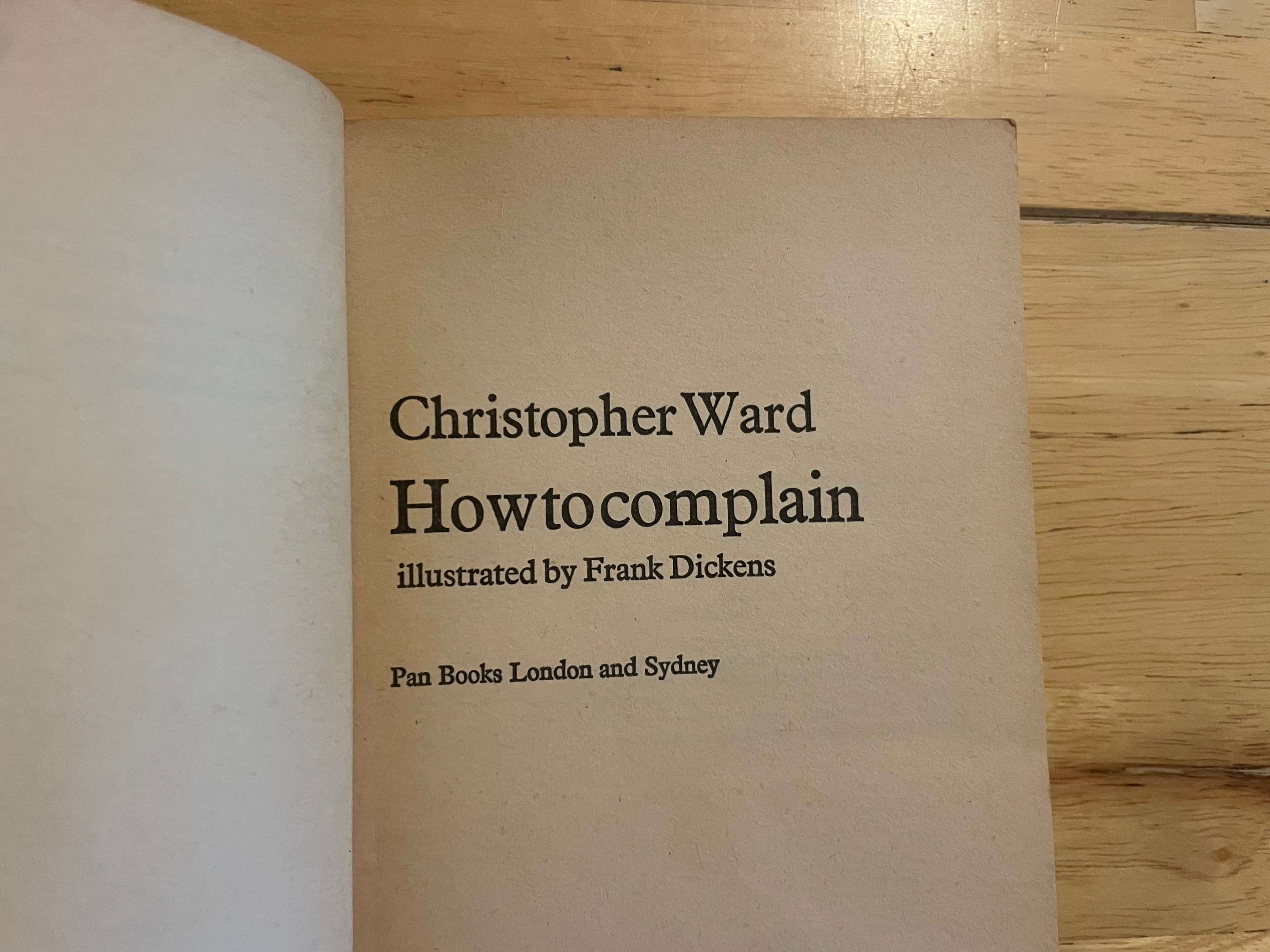 How To Complain