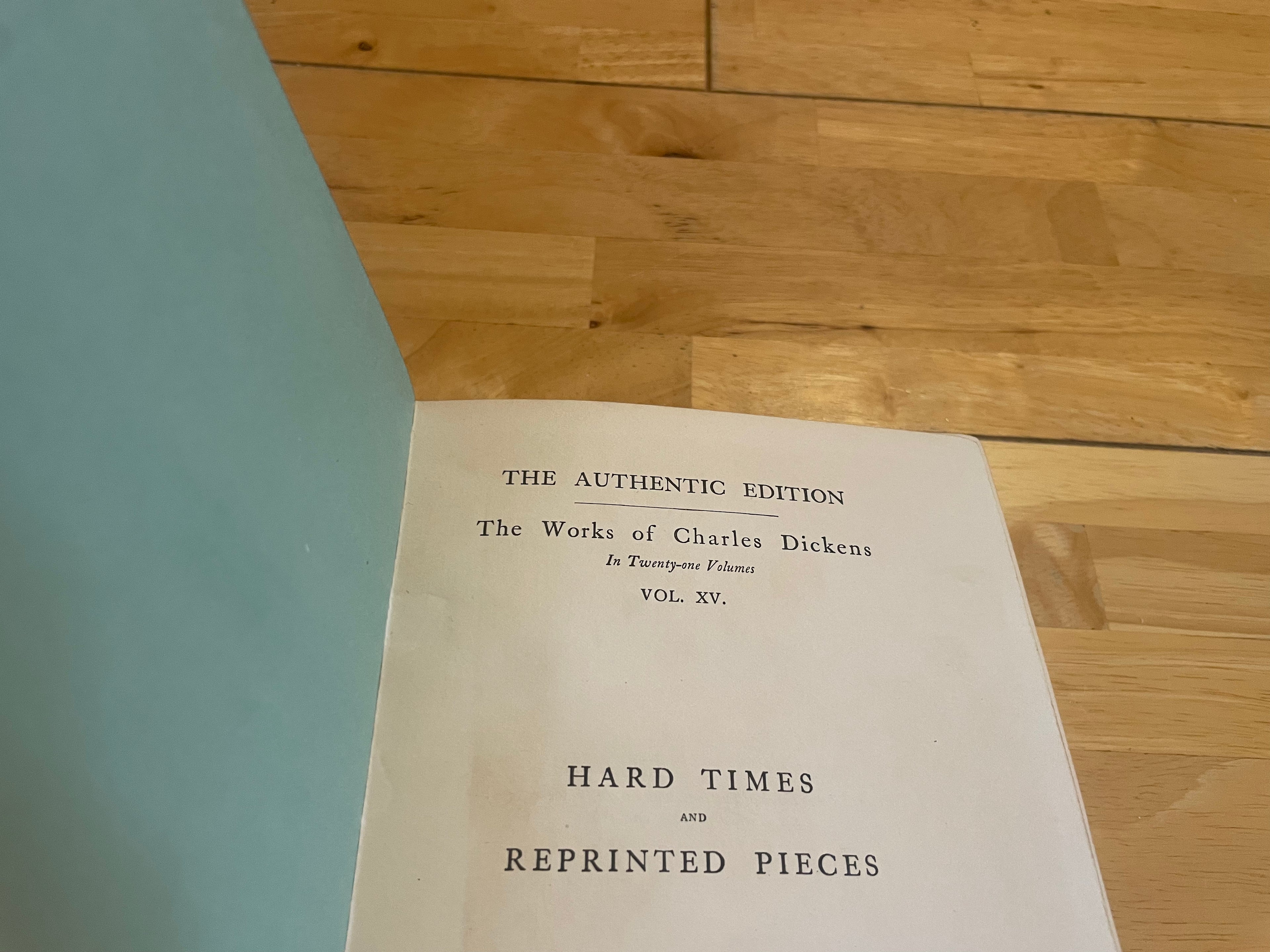 Hard Times Reprinted Pieces