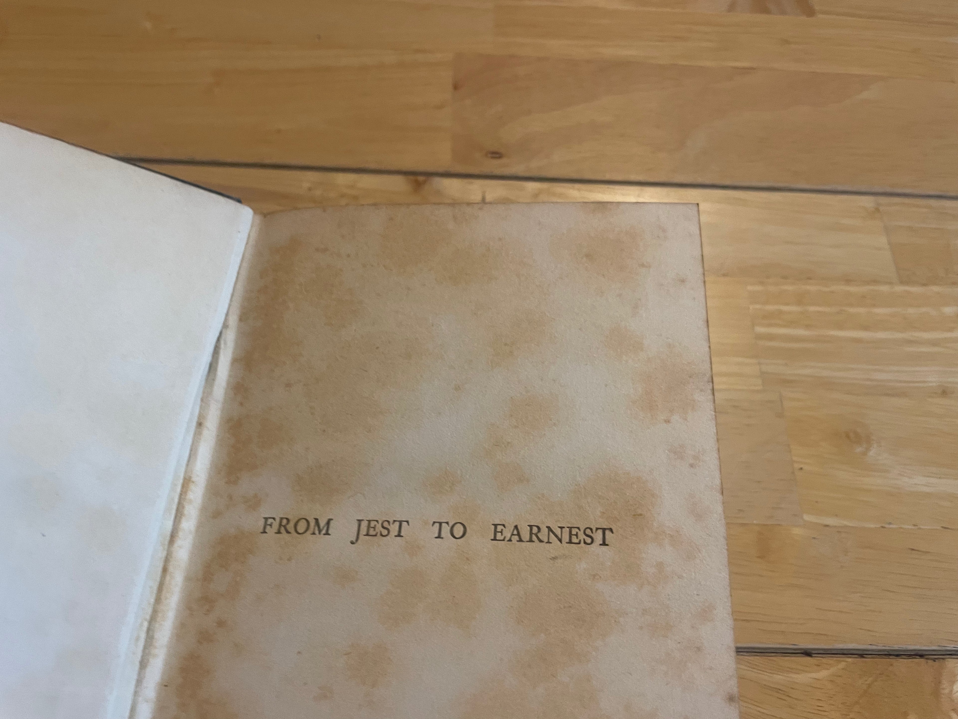 From Jest To Earnest