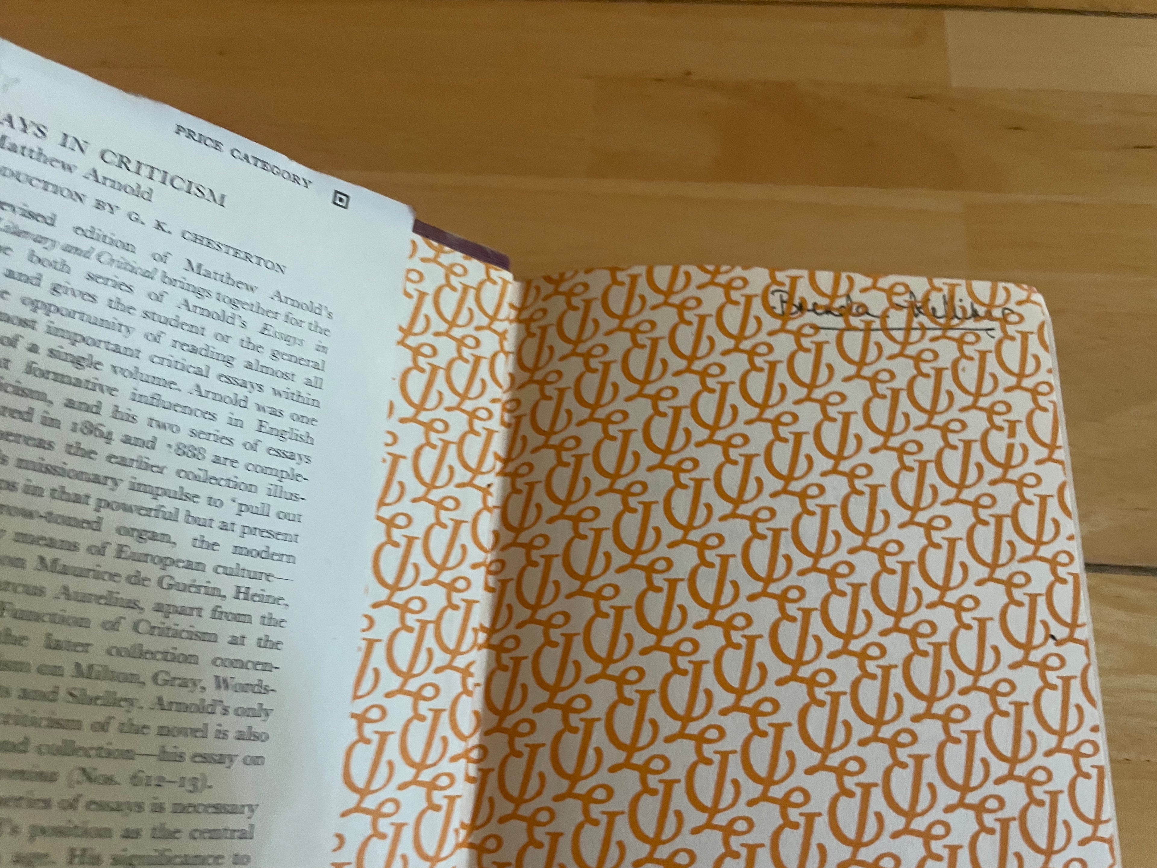 Essays In Criticism - Matthew Arnold